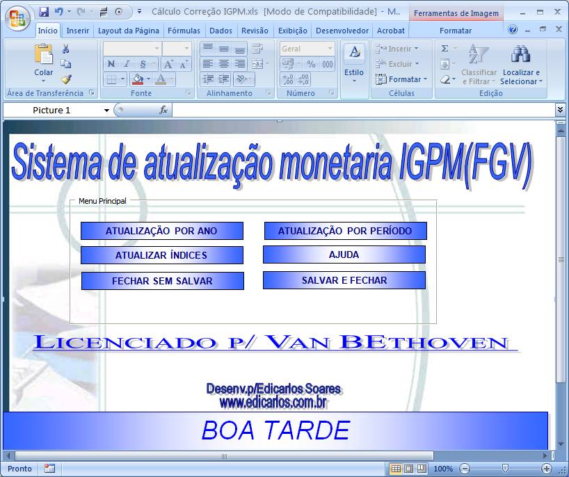 calculo igpm